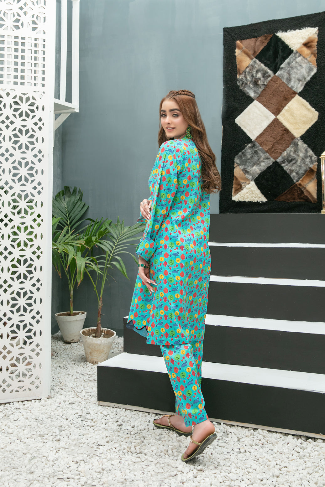 Tawakkal Lucia Ready Made Lawn suit D7303 DesiP 