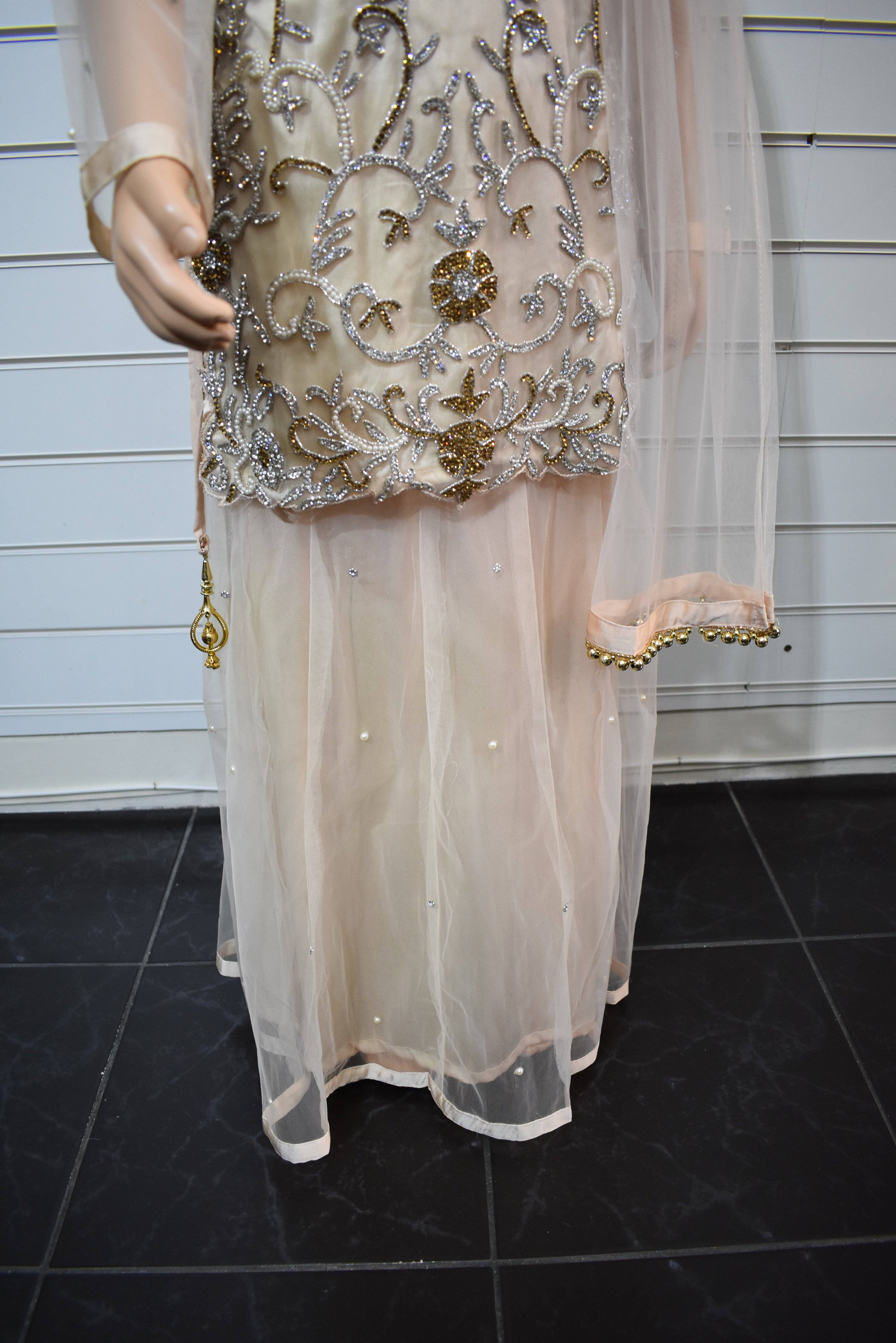 Touch of Pink Kids 3 Piece Indian Wedding Lehenga Outfit - Desi Posh